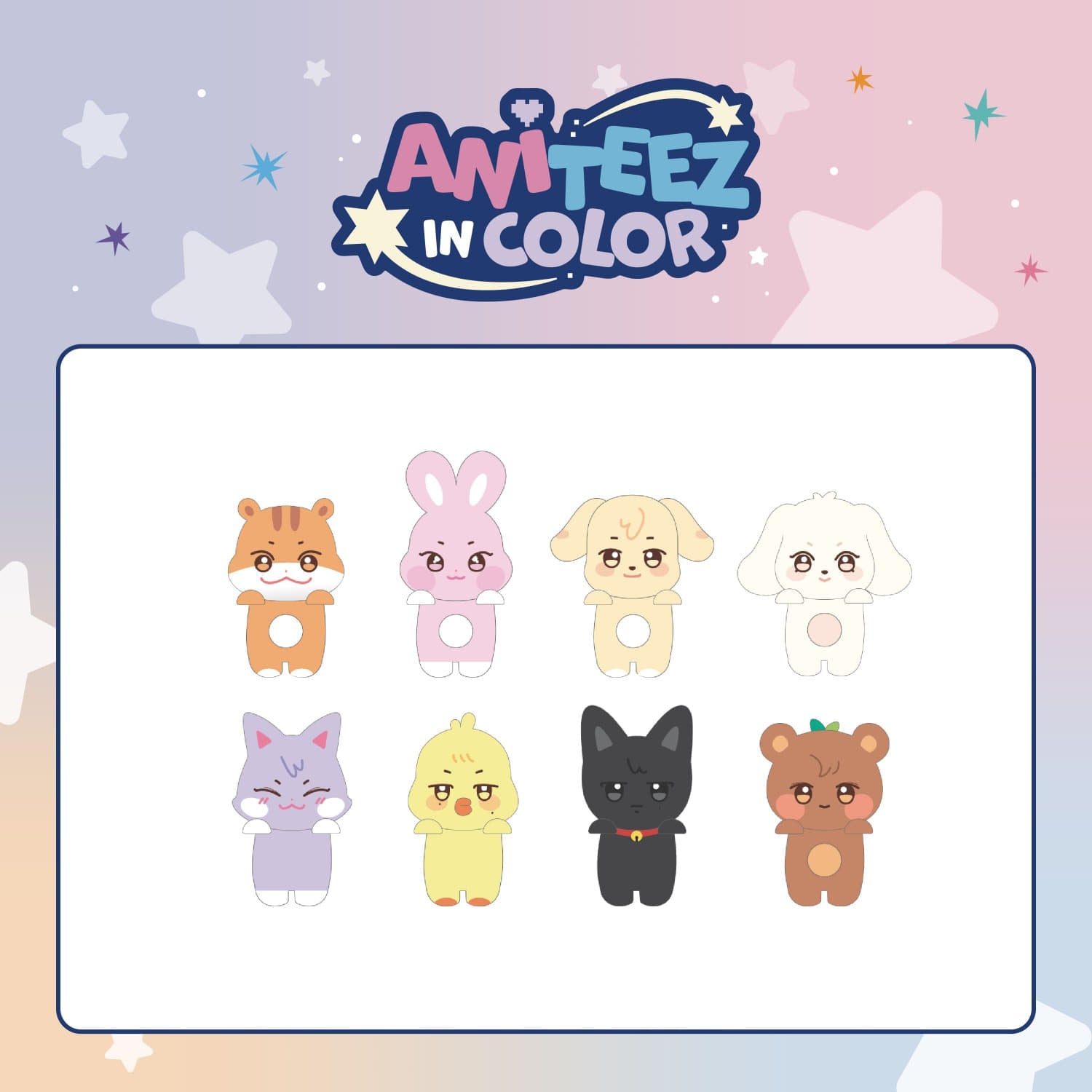 ATEEZ - MINI DECO FIGURE  [ANITEEZ IN COLOR]