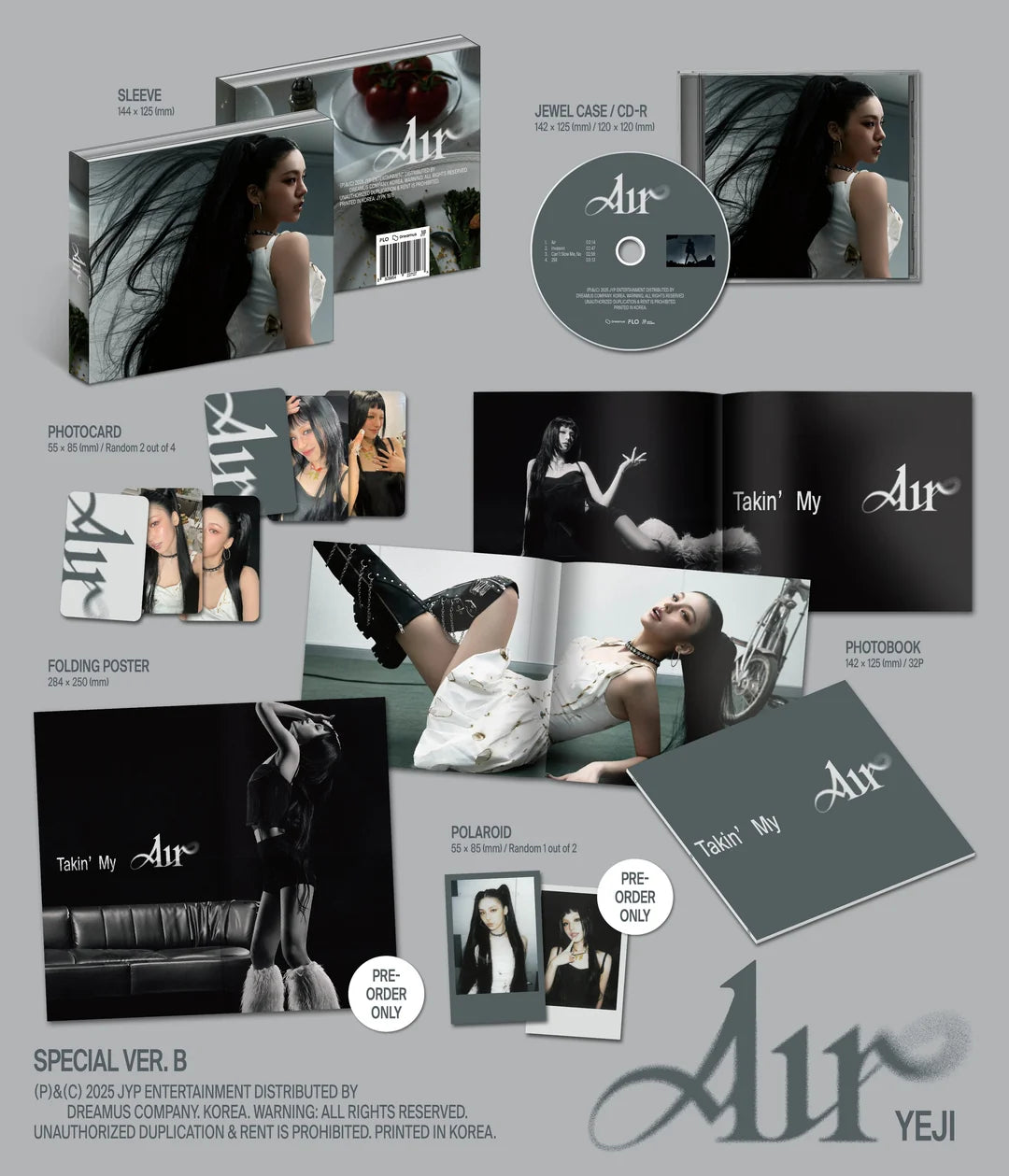 YEJI (ITZY) - AIR (SPECIAL VER.) [1ST MINI ALBUM]