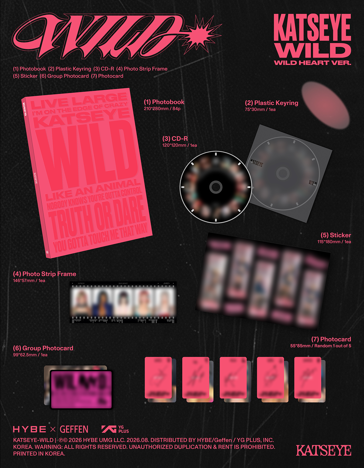 KATSEYE - [STUDIO CHOOM GIFT] 'WILD' - WEVERSE POB
