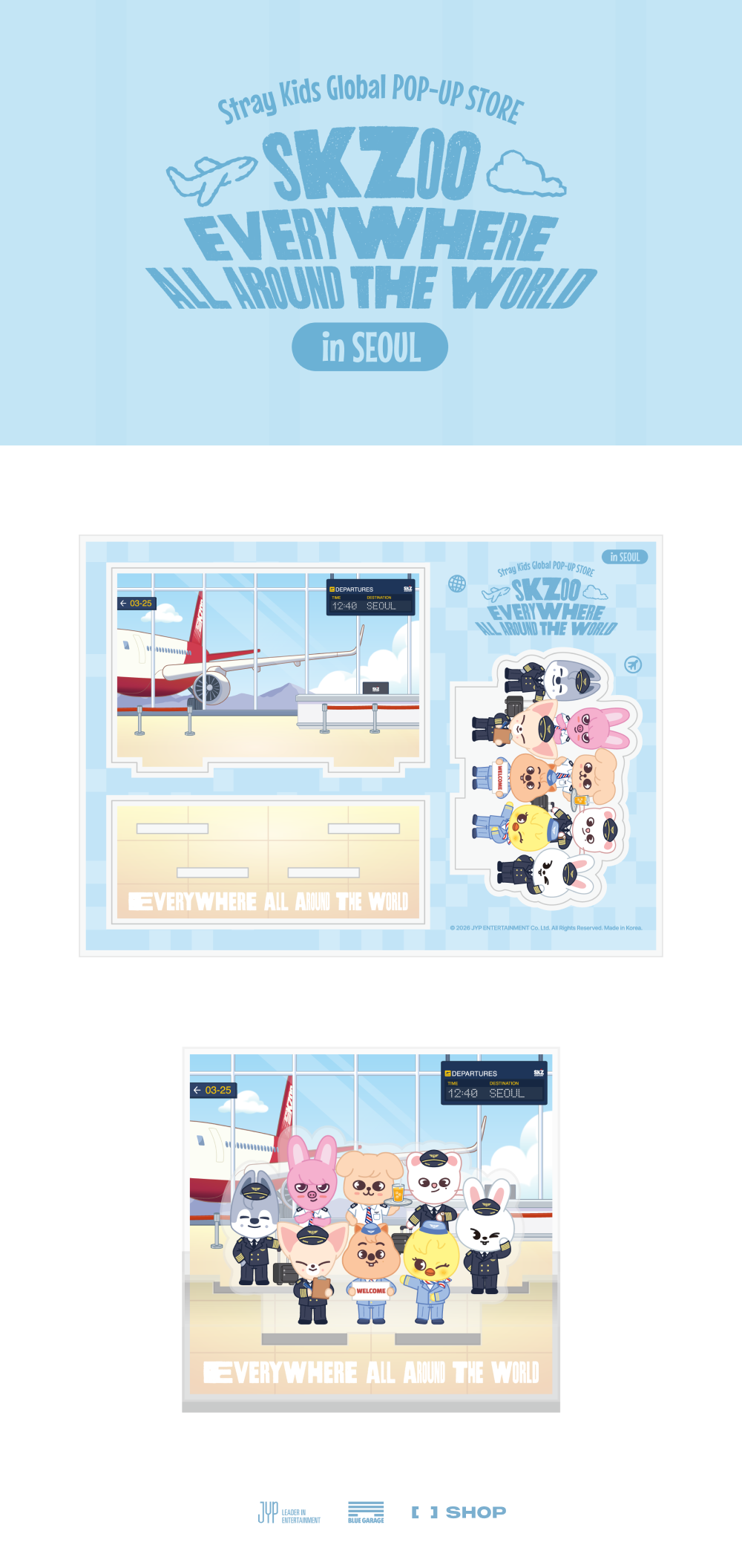 STRAY KIDS - SKZOO ACRYLIC STAND SEOUL Ver.  [SKZOO Everywhere All Around The World]