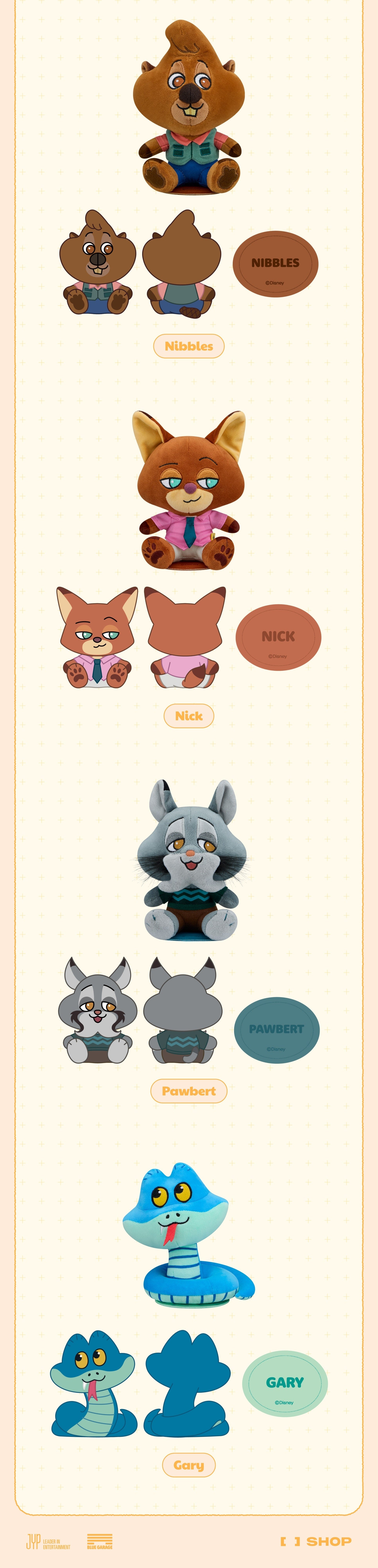 PRE-ORDER] STRAY KIDS - SHOULDER PLUSH [SKZOO X ZOOTOPIA2 POP-UP MD]