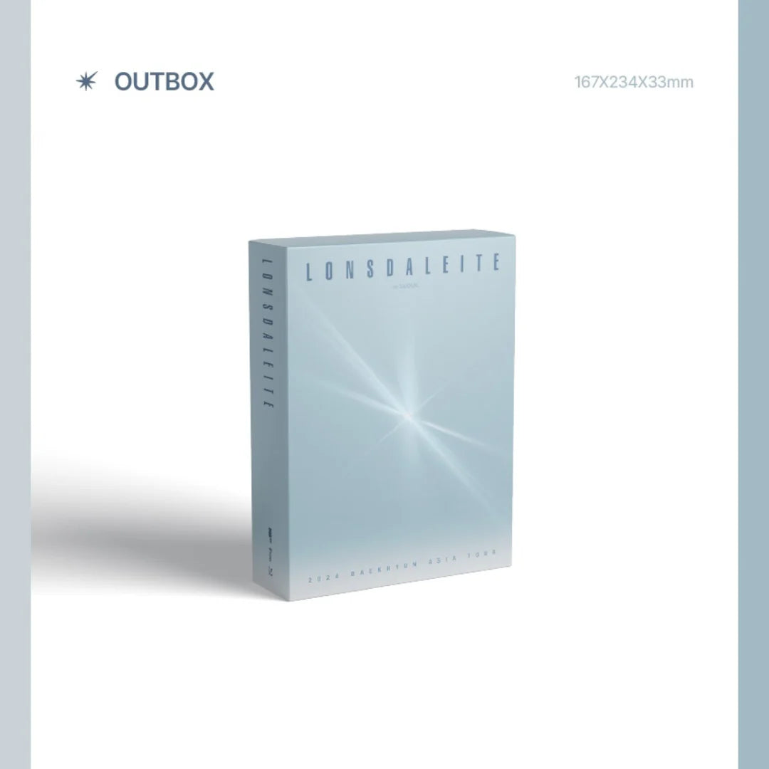 [PRE-ORDER] BAEKHYUN (EXO) - 2024 BAEKHYUN ASIA TOUR [Lonsdaleite] in SEOUL (BLU-RAY)