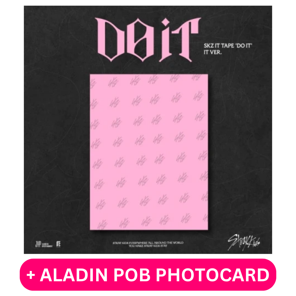 [PRE-ORDER] STRAY KIDS - SKZ IT TAPE ‘DO IT’ (IT VER.) + ALADIN POB PHOTOCARD