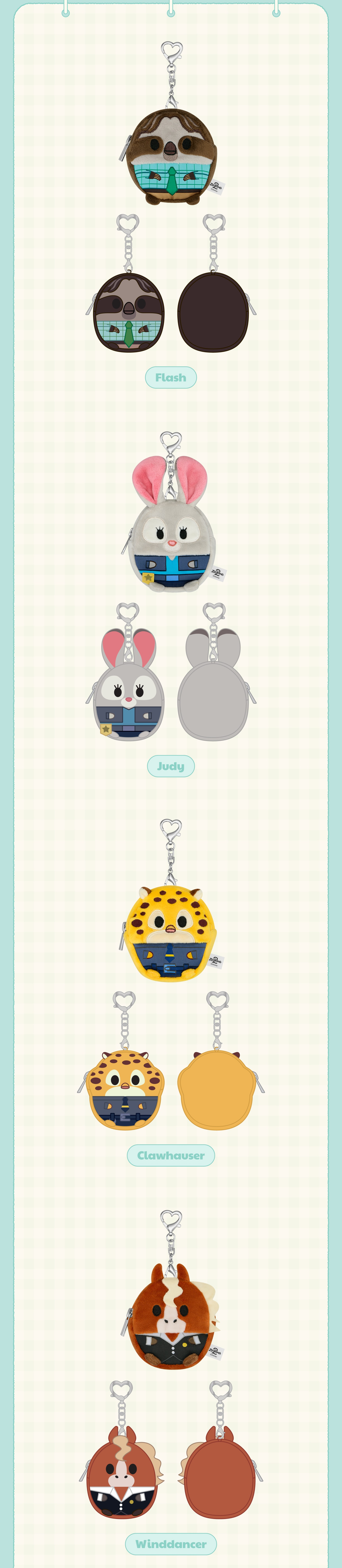 [PRE-ORDER] STRAY KIDS - PLUSH COIN POUCH [SKZOO X ZOOTOPIA2 POP-UP MD]