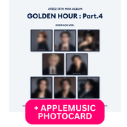 ATEEZ - 13TH MINI ALBUM [GOLDEN HOUR : PART.4] (DIGIPACK VER.) + APPLEMUSIC POB