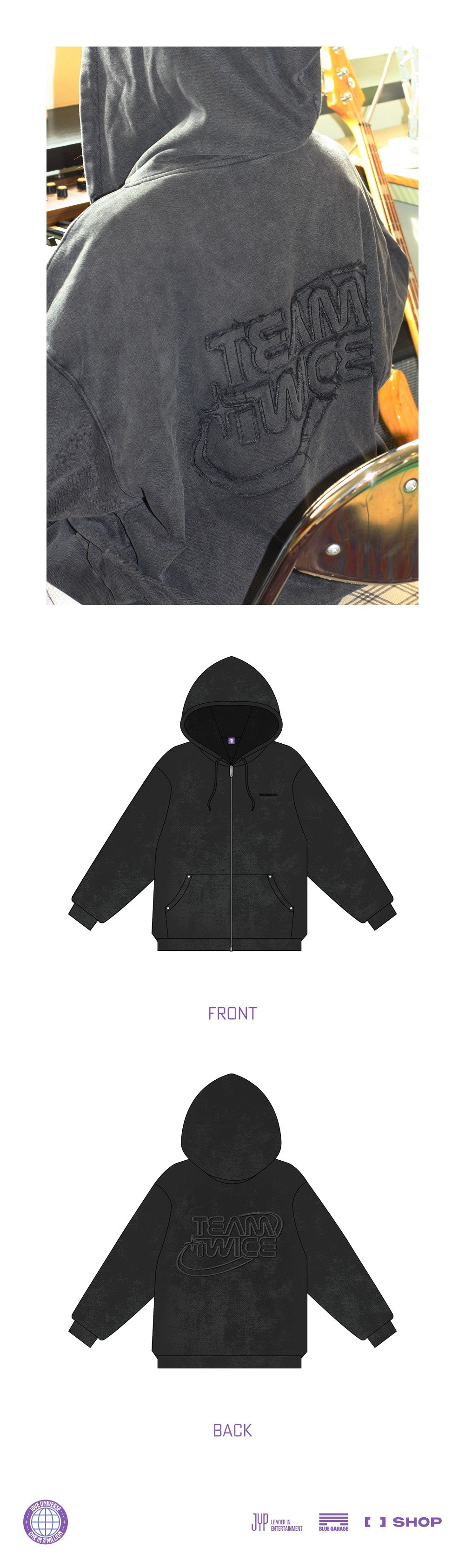 [PRE-ORDER] TWICE - HOOD  ZIP-UP 2025 TWICE FANMEETING [10VE UNIVERSE] MD