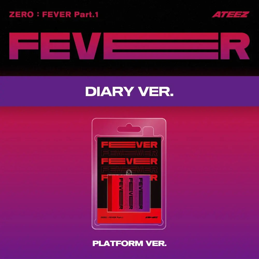 ATEEZ - [ZERO : FEVER Part 1] (REPACKAGE PLATFORM VER.) – TOKKI-SHOP