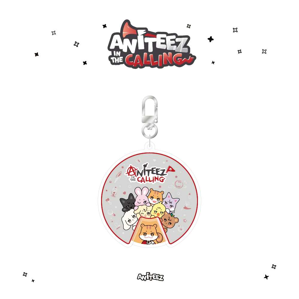 [PRE-ORDER] ATEEZ - ANITEEZ IN THE CALLING - ACRYLIC ROULETTE KEYRING