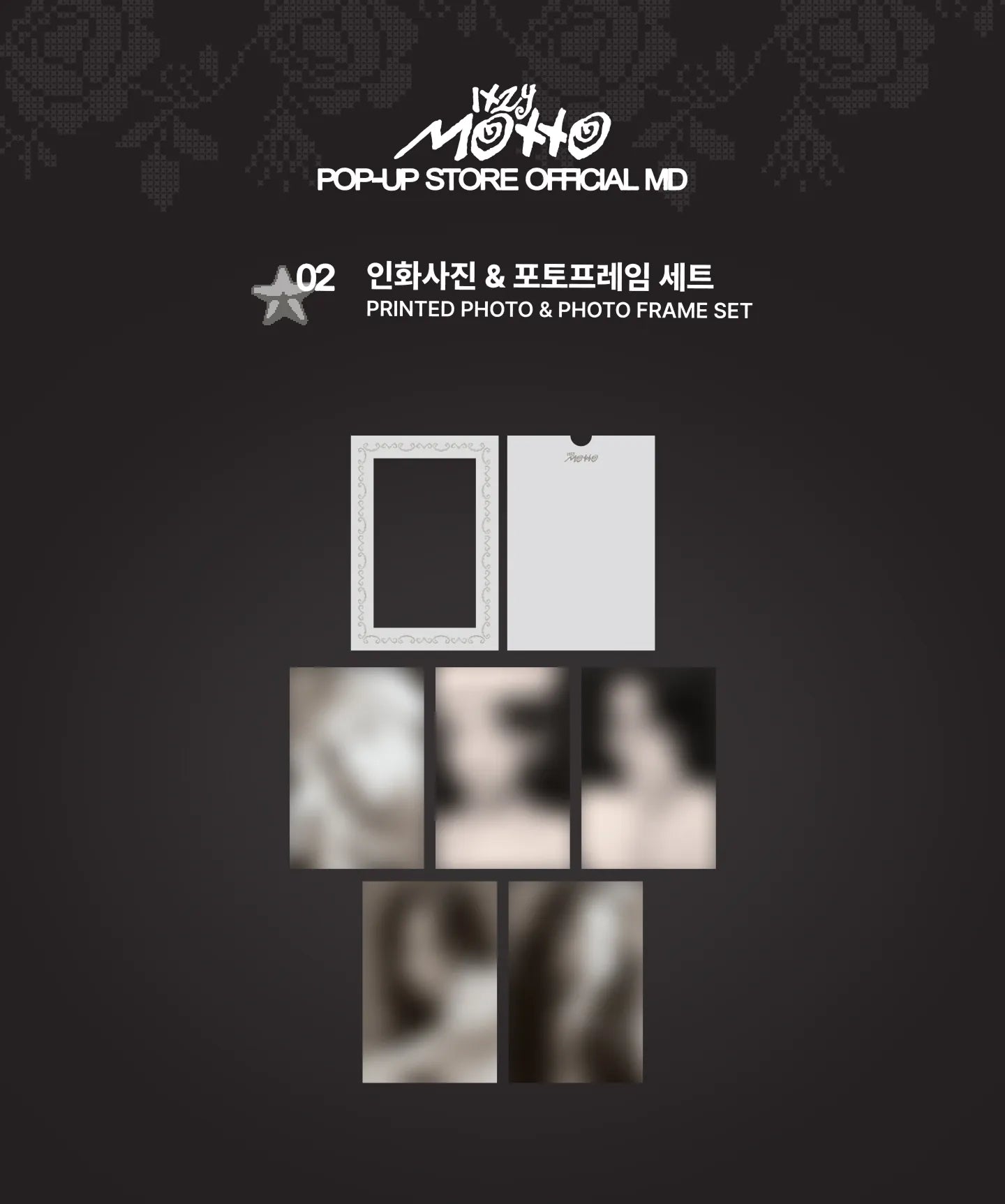 ITZY - PRINTED PHOTO & PHOTO FRAME SET <Motto> [POP-UP STORE]