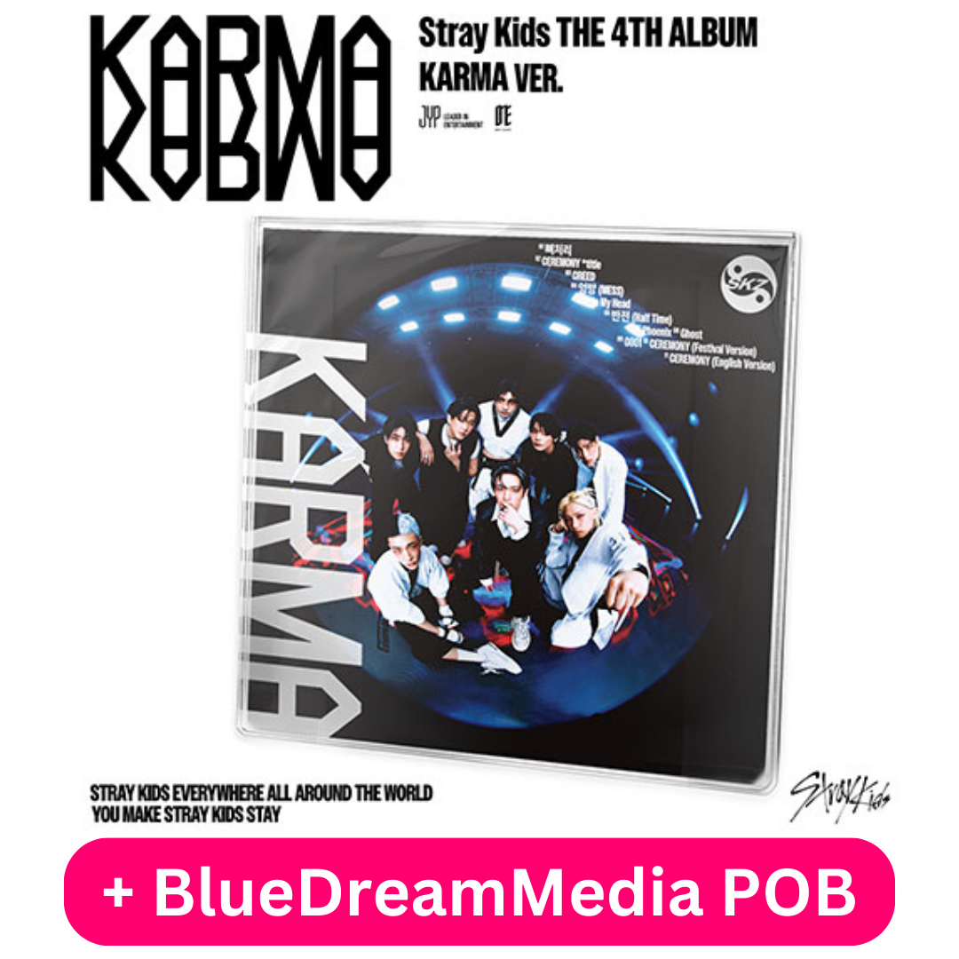 STRAY KIDS - KARMA (KARMA VER. LIMITED EDITION) + BLUEDREAMMEDIA POB PHOTOCARD