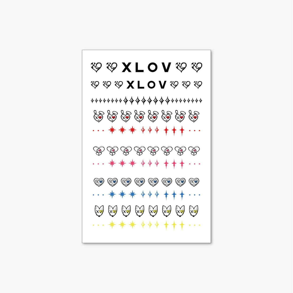 XLOV - NAIL STICKERS  [SERVING-X_IN SEOUL MD]
