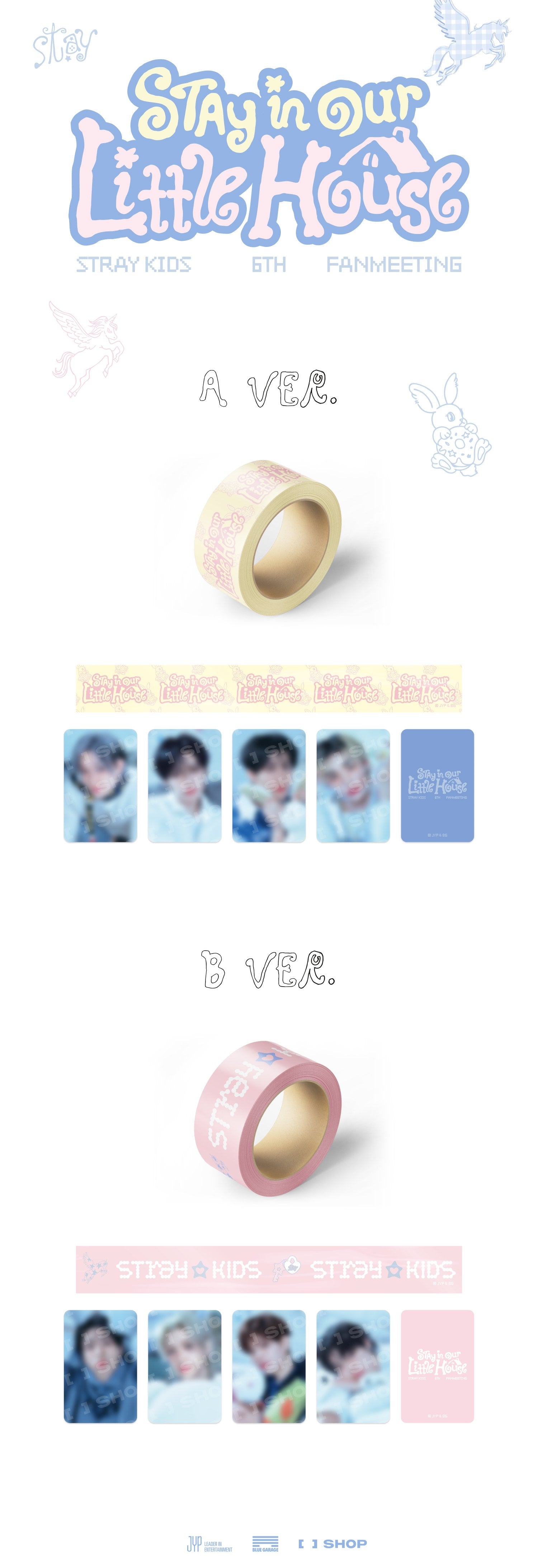 STRAY KIDS - BOX TAPE SET [STAY in Our Little House]