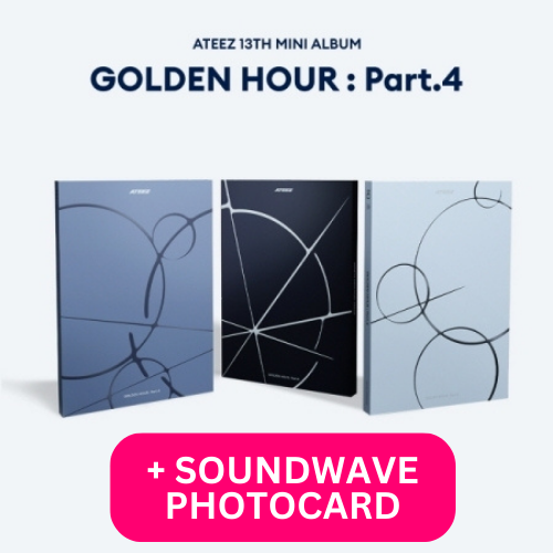 [PRE-ORDER] ATEEZ - 13TH MINI ALBUM [GOLDEN HOUR : PART.4] (STANDARD VER) + SOUNDWAVE POB