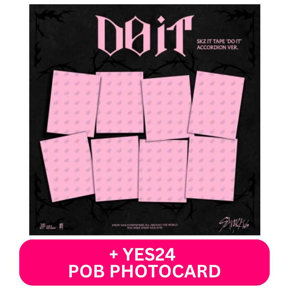 [PRE-ORDER] STRAY KIDS - SKZ IT TAPE ‘DO IT’ (ACCORDION VER.) + YES24 POB PHOTOCARD