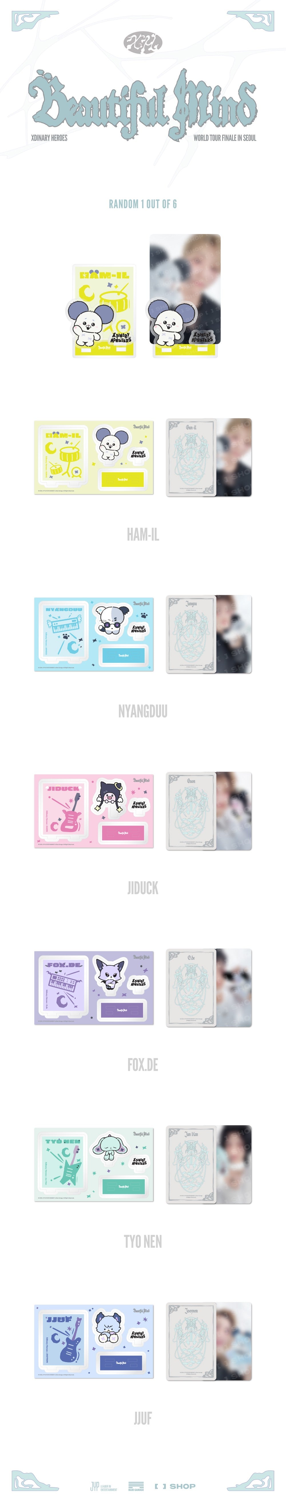 [PRE-ORDER] Xdinary Heroes - SECRET ACRYLIC STAND [Beautiful Mind] World Tour FINALE in SEOUL Merch