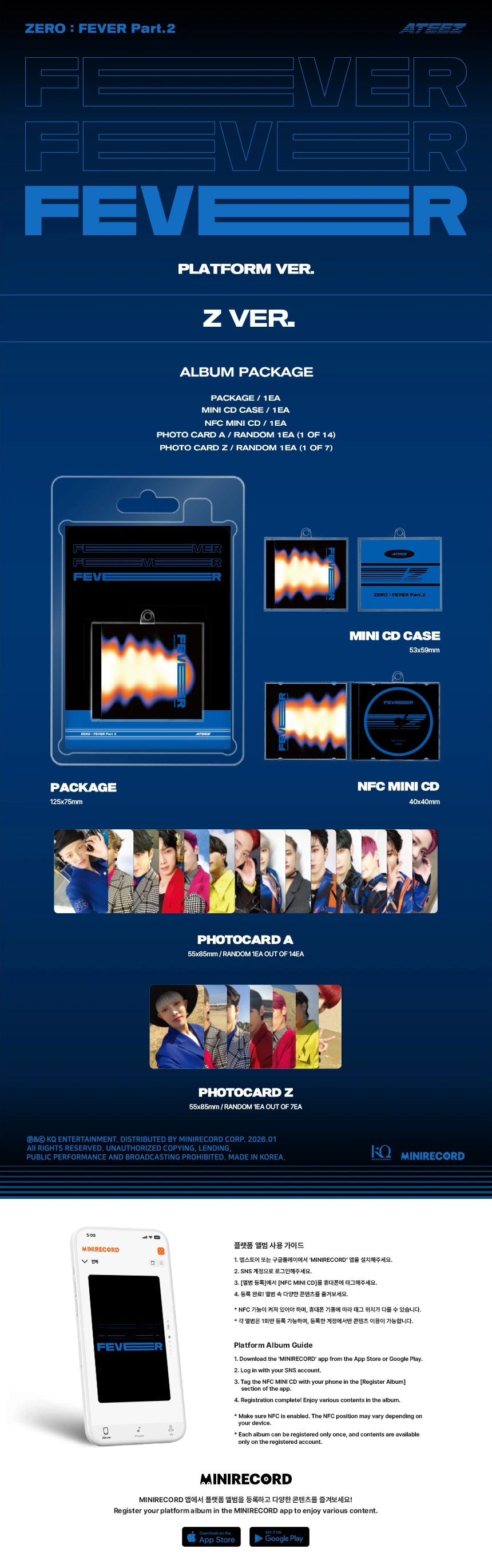 ATEEZ - [ZERO : FEVER Part 2] (REPACKAGE PLATFORM VER.)