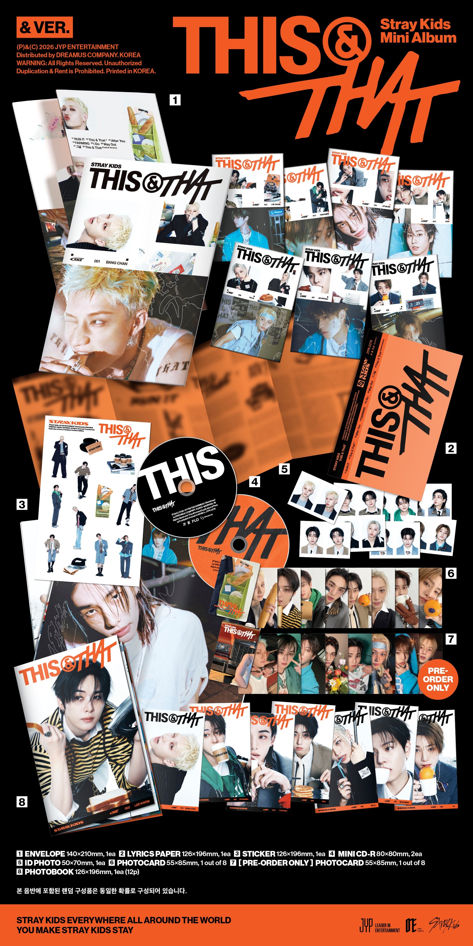 STRAY KIDS - THIS & THAT (& VER.)