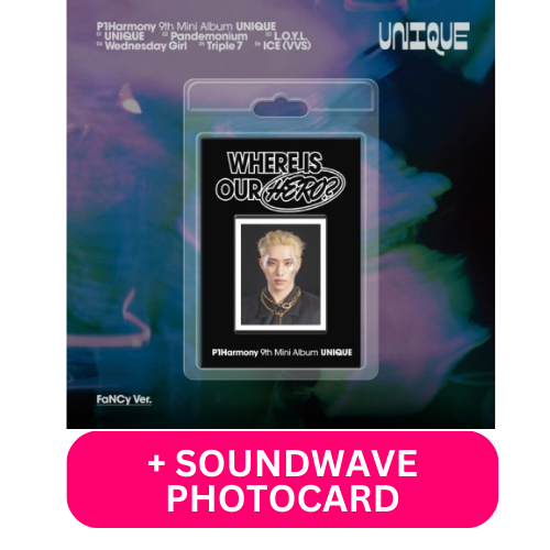 [PRE-ORDER] P1HARMONY - 9TH MINI ALBUM [UNIQUE] (FANCY VER.) + SOUNDWAVE PHOTOCARD