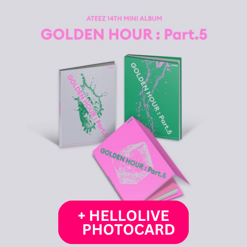 ATEEZ - 14TH MINI ALBUM [GOLDEN HOUR : Part.5] - HELLOLIVE POB