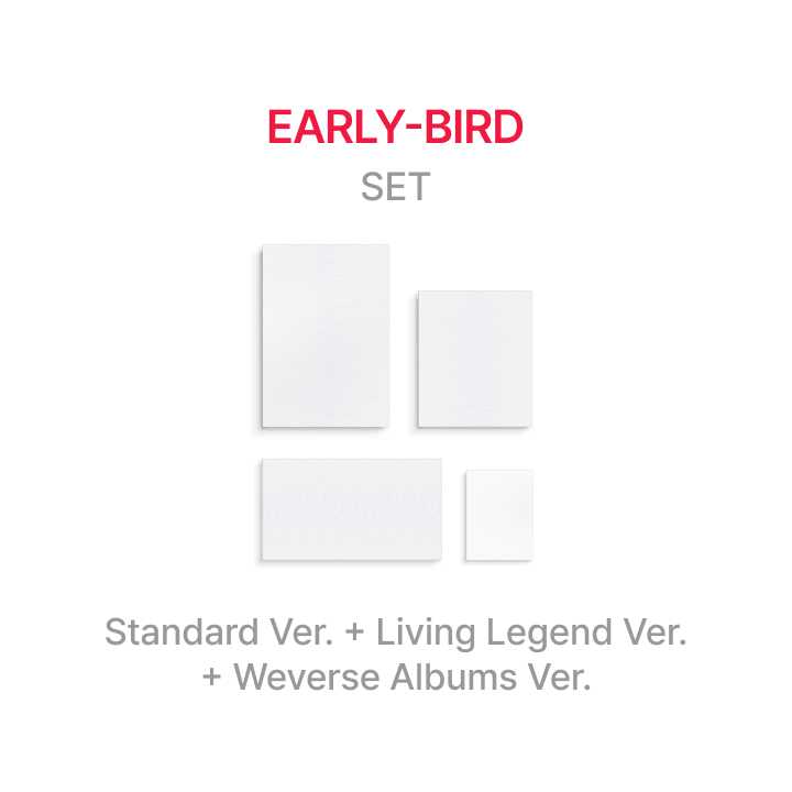 [PRE-ORDER] BTS - (Weverse shop POB)[EARLY-BIRD] 'ARIRANG' (2EA/Set)+(Living Legend Ver.)+(Weverse Albums ver.) Set