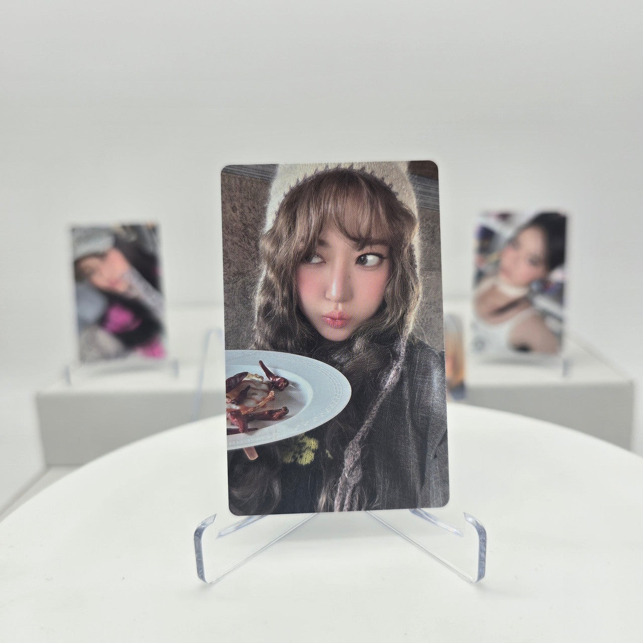 LE SSERAFIM - HOT - WEVERSE POB TYPE FOOD PHOTOCARD