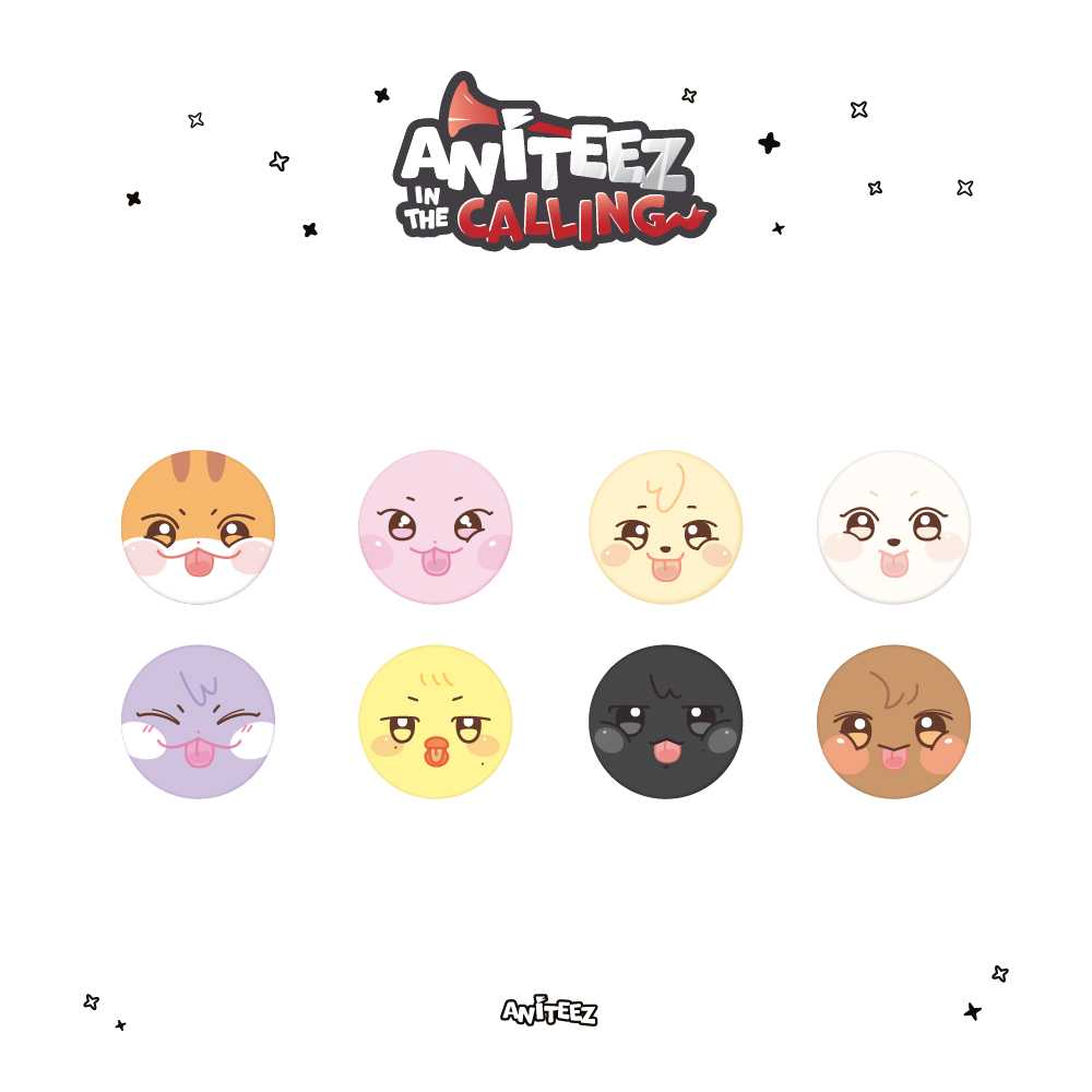 [PRE-ORDER] ATEEZ - ANITEEZ IN THE CALLING - SOFT PIN BUTTON
