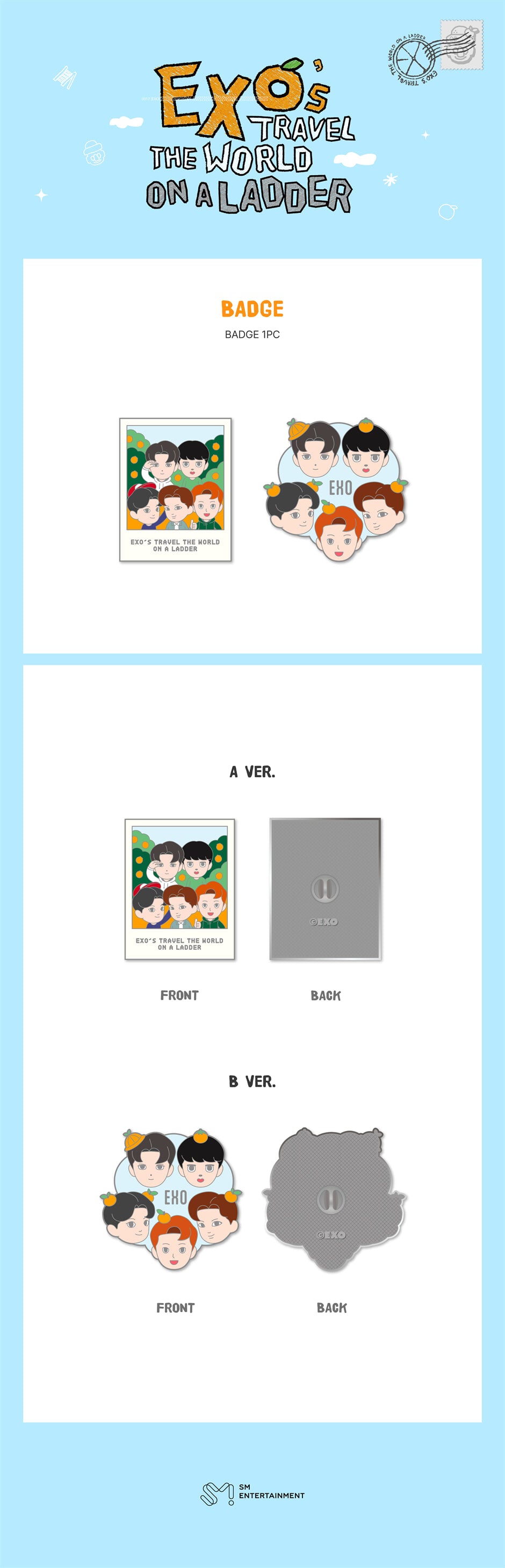 EXO - BADGE [EXO'S TRIP AROUND THE WORLD ON THE LADDER 5 MD]
