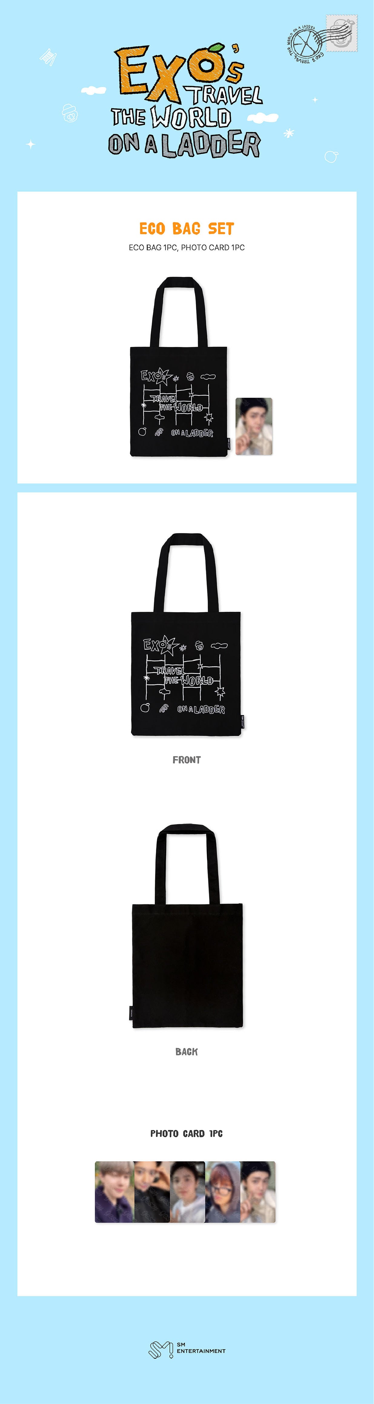 EXO - ECO BAG [EXO'S TRIP AROUND THE WORLD ON THE LADDER 5 MD]