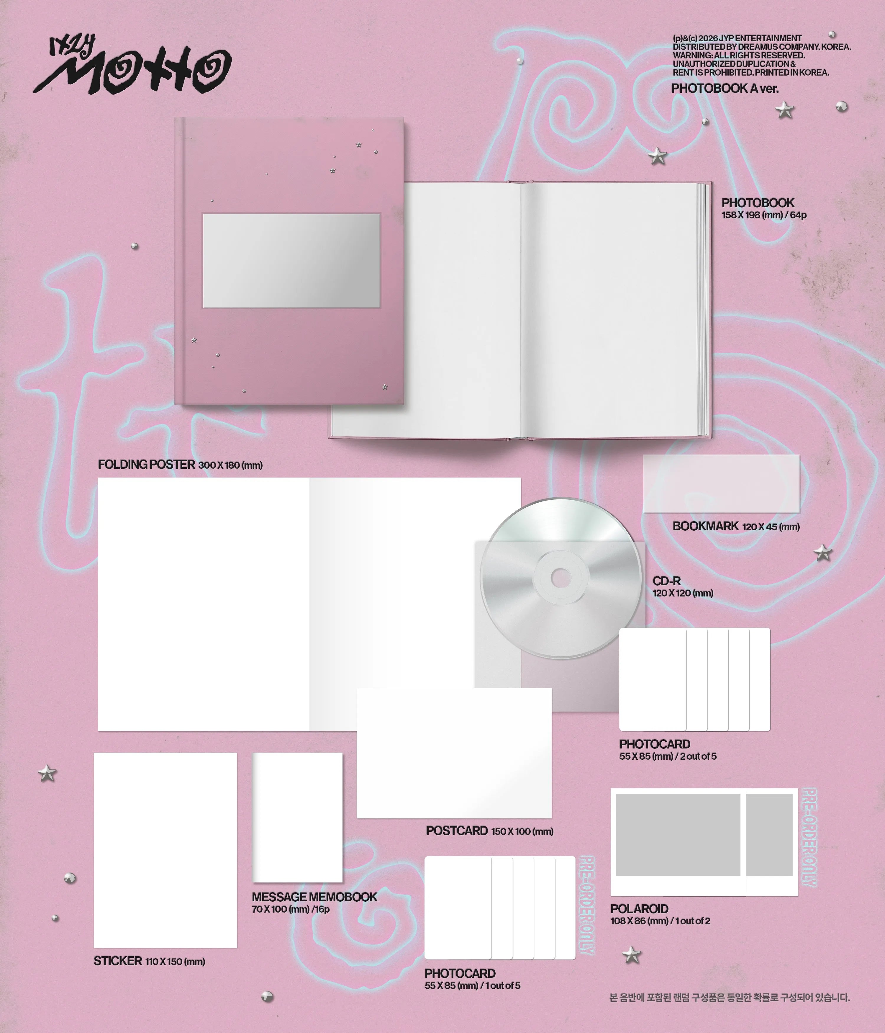 ITZY - MINI ALBUM <Motto> (Photobook Ver.) - FANS POB