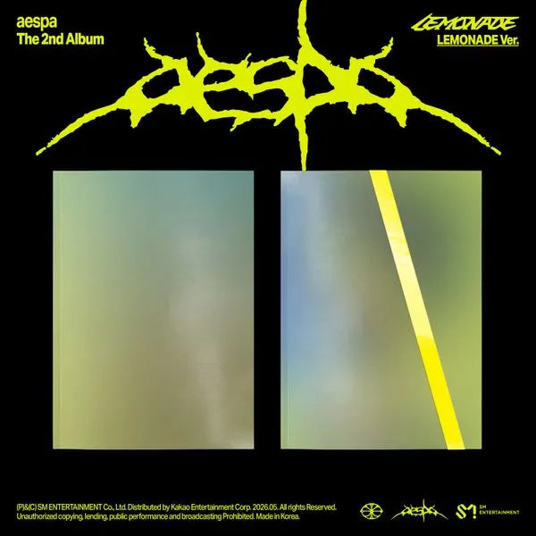 AESPA - The 2nd Album [LEMONADE] (LEMONADE Ver.) - YES24 POB
