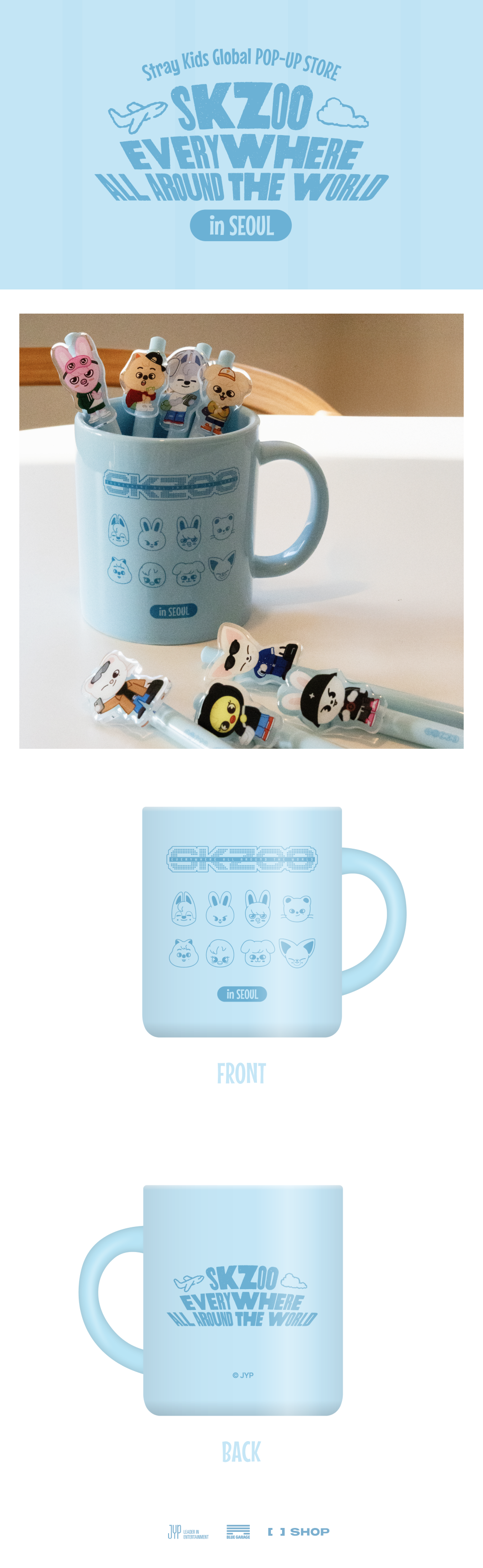 STRAY KIDS - SKZOO CITY MUG SEOUL Ver.  [SKZOO Everywhere All Around The World]