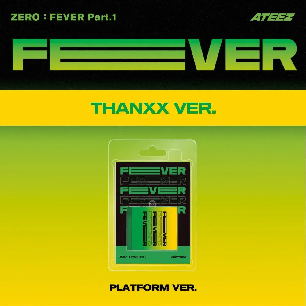 ATEEZ 未開封 FEVER part1 CD アルバム THANXX ATEEZ ZERO FEVER Part