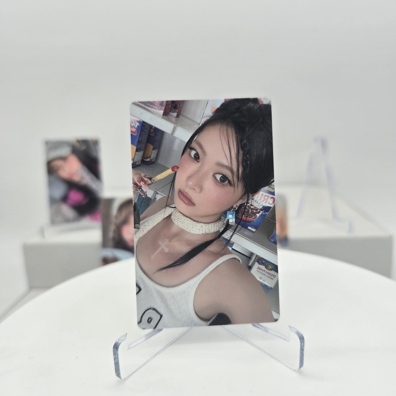 LE SSERAFIM - HOT - WEVERSE POB TYPE FOOD PHOTOCARD