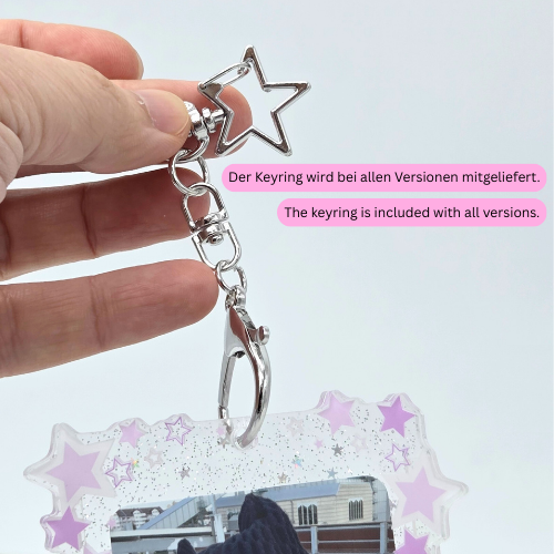 STAR PHOTOCARD KEYRING