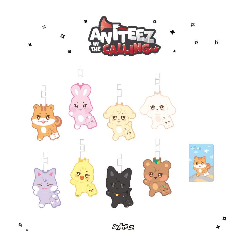 [PRE-ORDER] ATEEZ - ANITEEZ IN THE CALLING - PVC LUGGAGE TAG