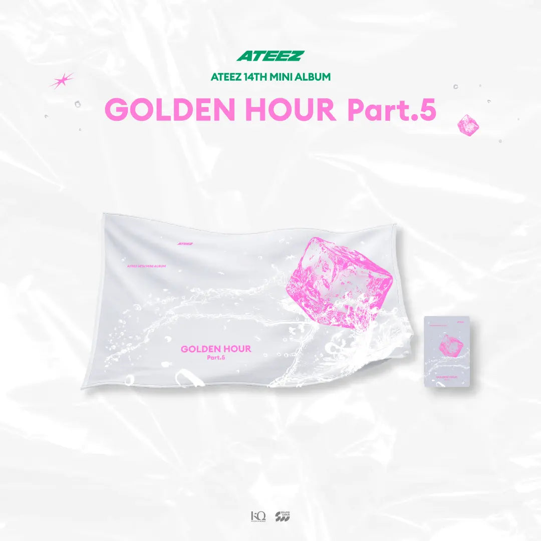 ATEEZ - SLOGAN TOWEL [GOLDEN HOUR : Part.5] POP-UP STORE MD