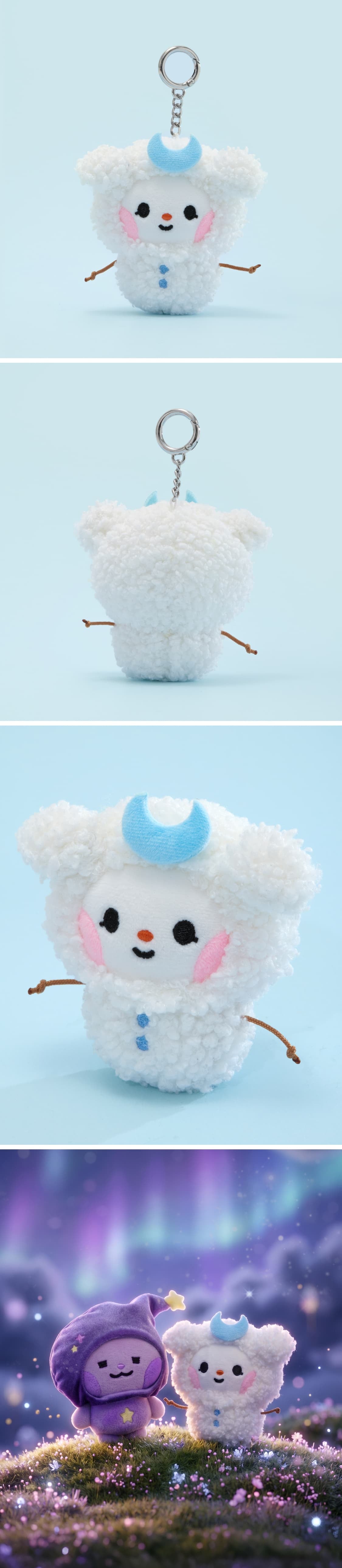 ATEEZ - MIGHTEEZ WEATHER PLUSH KEYRING BERRY BREEZY FAIRY