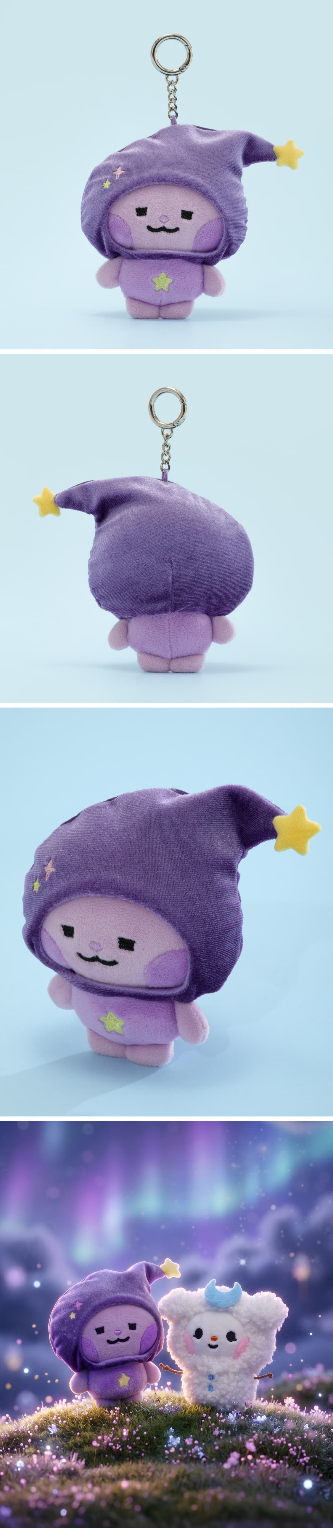 ATEEZ - MIGHTEEZ WEATHER PLUSH KEYRING BERRY BREEZY FAIRY