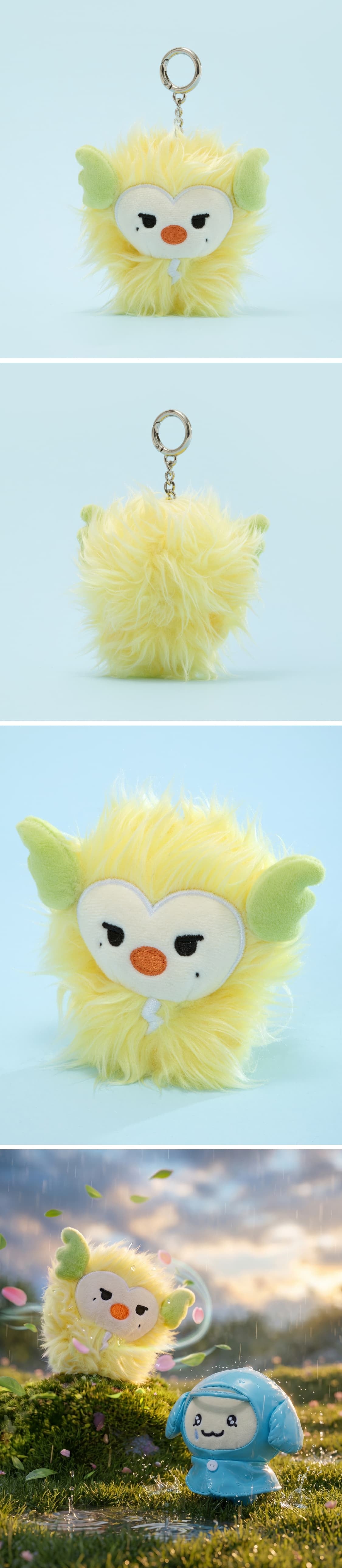 ATEEZ - MIGHTEEZ WEATHER PLUSH KEYRING BERRY BREEZY FAIRY