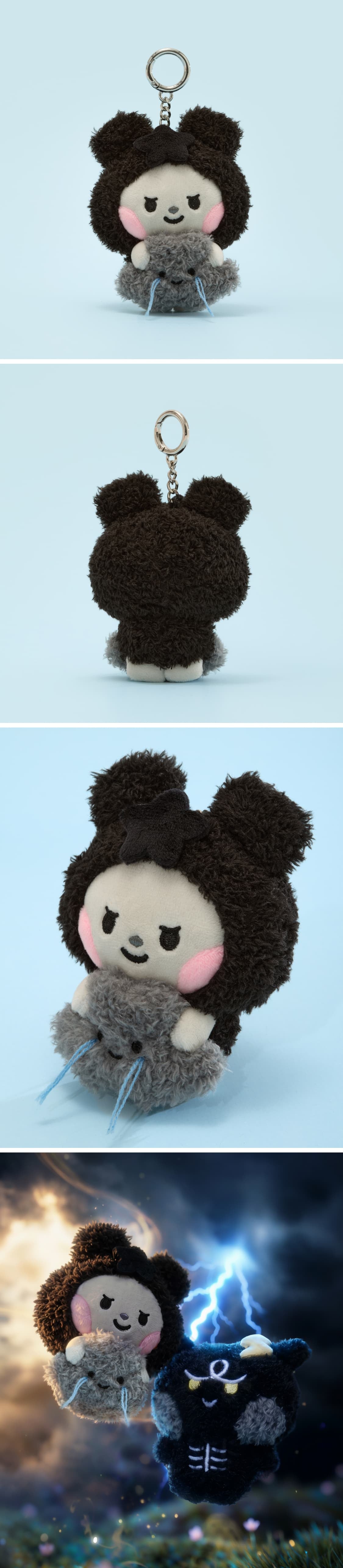 ATEEZ - MIGHTEEZ WEATHER PLUSH KEYRING BERRY BREEZY FAIRY