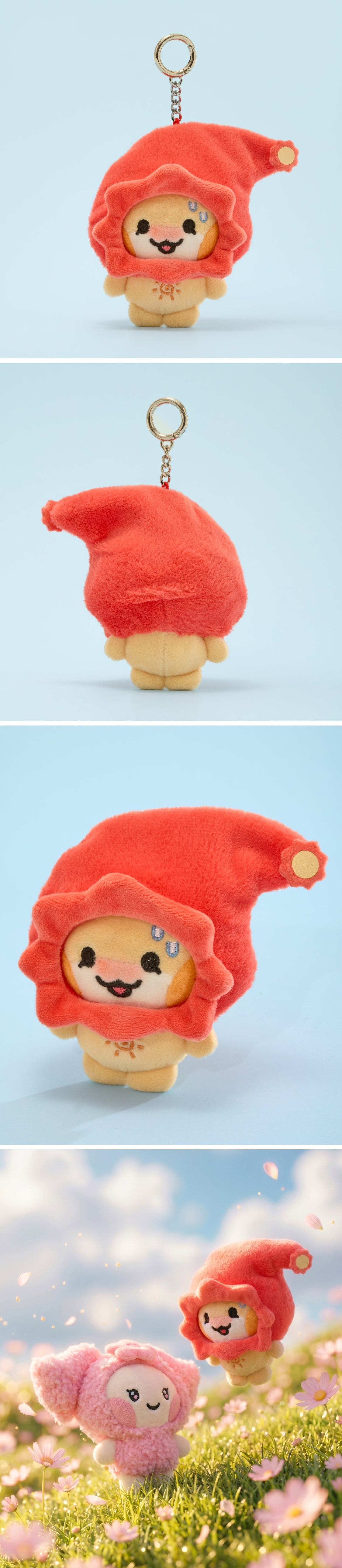 ATEEZ - MIGHTEEZ WEATHER PLUSH KEYRING BERRY BREEZY FAIRY