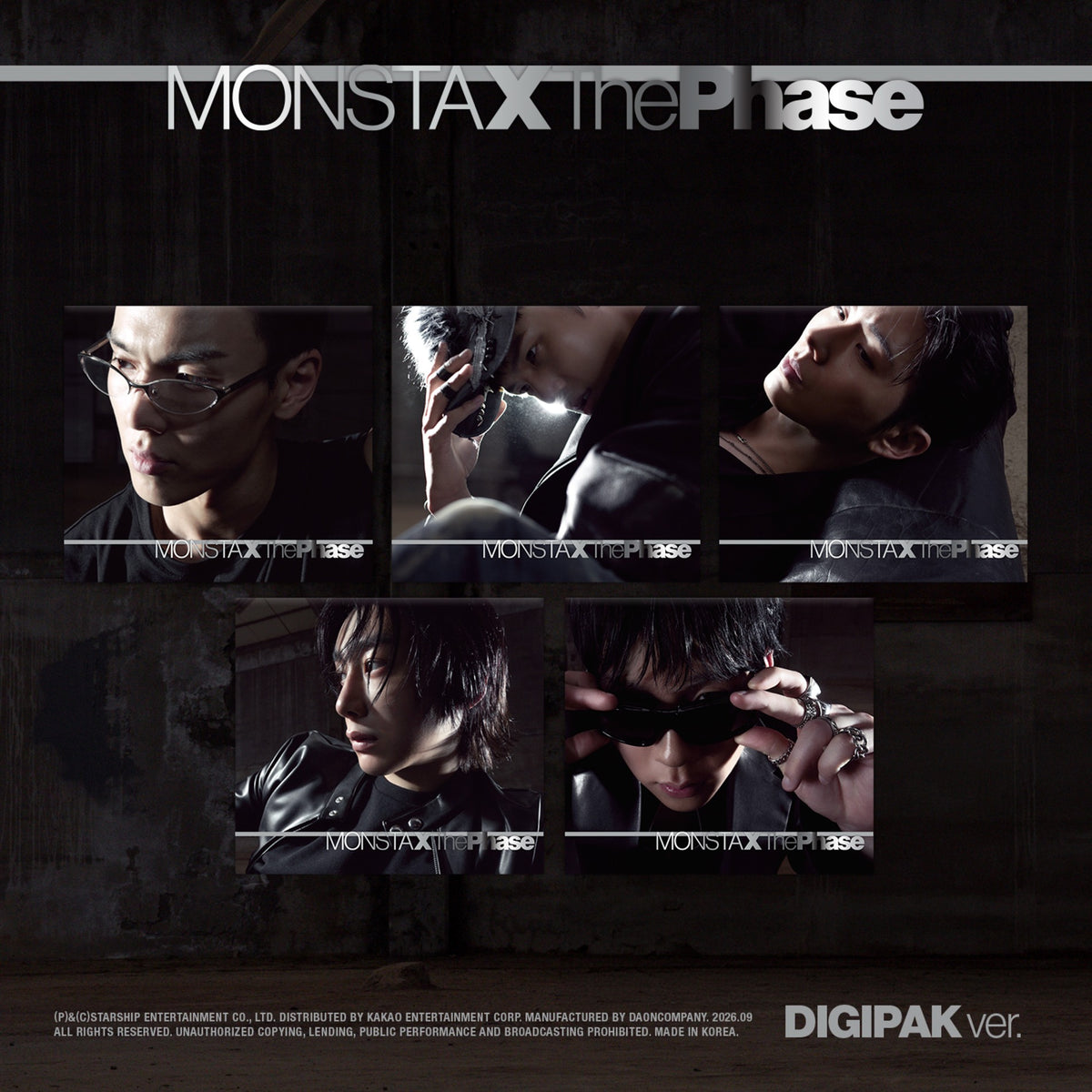 MONSTA X - EP [THE PHASE] DIGIPAK VER.