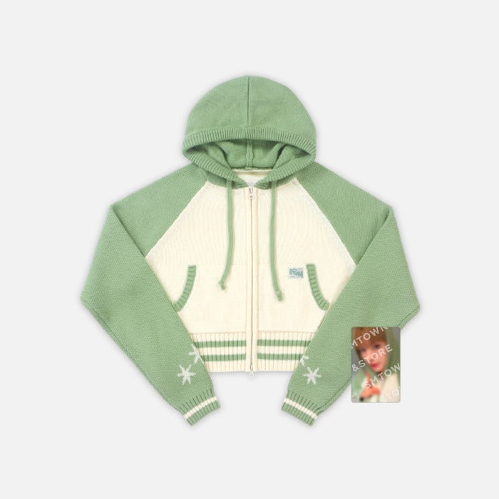 [PRE-ORDER] NCT WISH -  KNIT ZIP-UP HOODIE SET_CROP ver. [1st CONCERT TOUR 'INTO THE WISH : Our WISH' MD]
