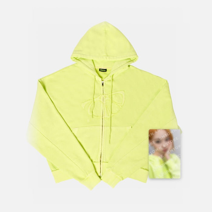 AESPA - CROPPED ZIP-UP HOODIE [LEMONADE MD]