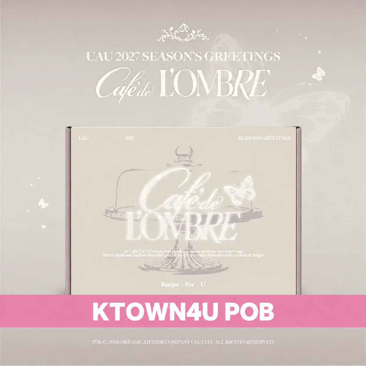 UAU 2027 Season's Greetings Cafe de L'OMBRE - KTOWN4U POB