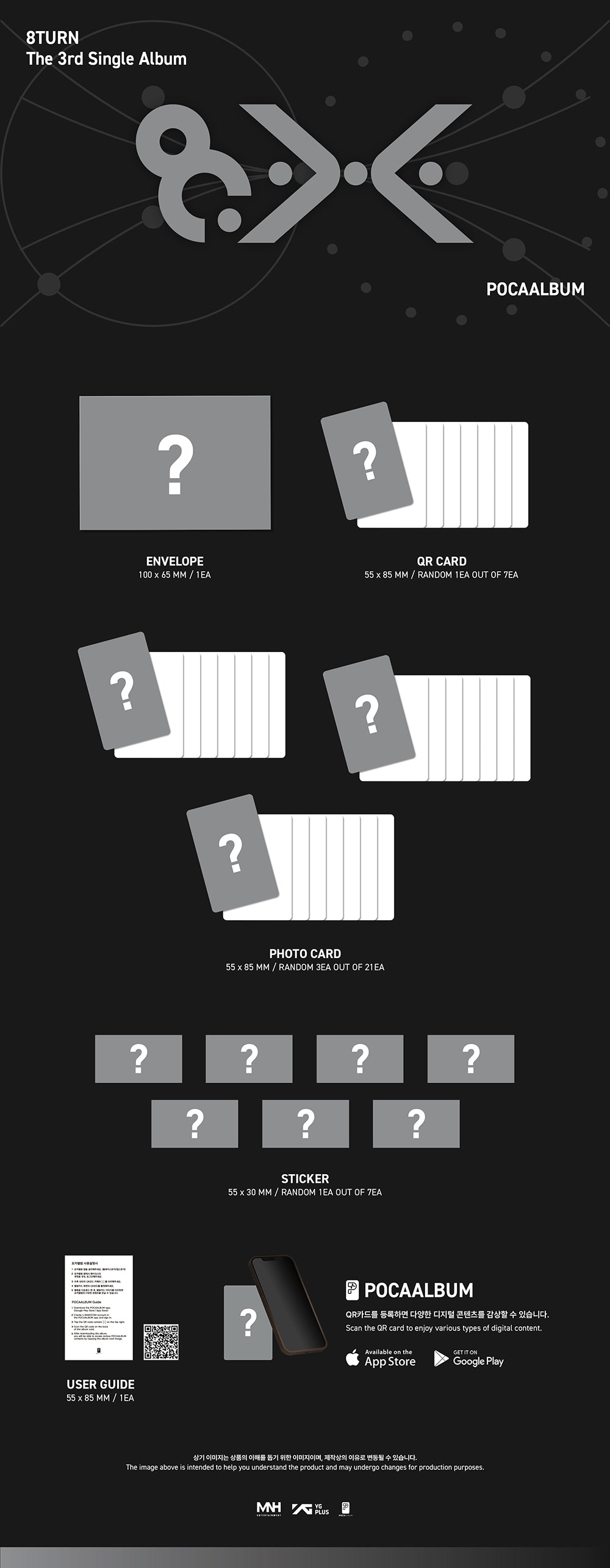 8TURN - THE 3RD SINGLE ALBUM [8.X] (POCAALBUM)
