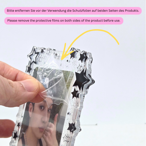 STAR PHOTOCARD KEYRING