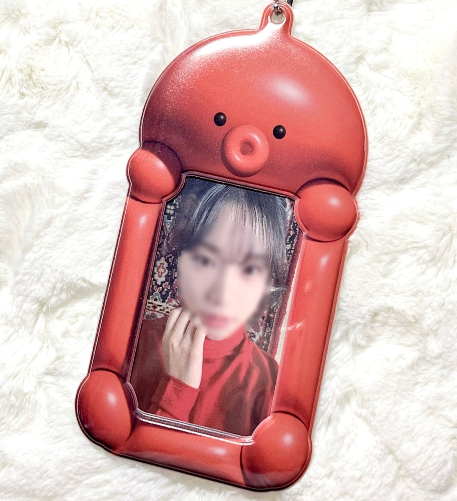 Soft Octopus Photocard Holder Keyring