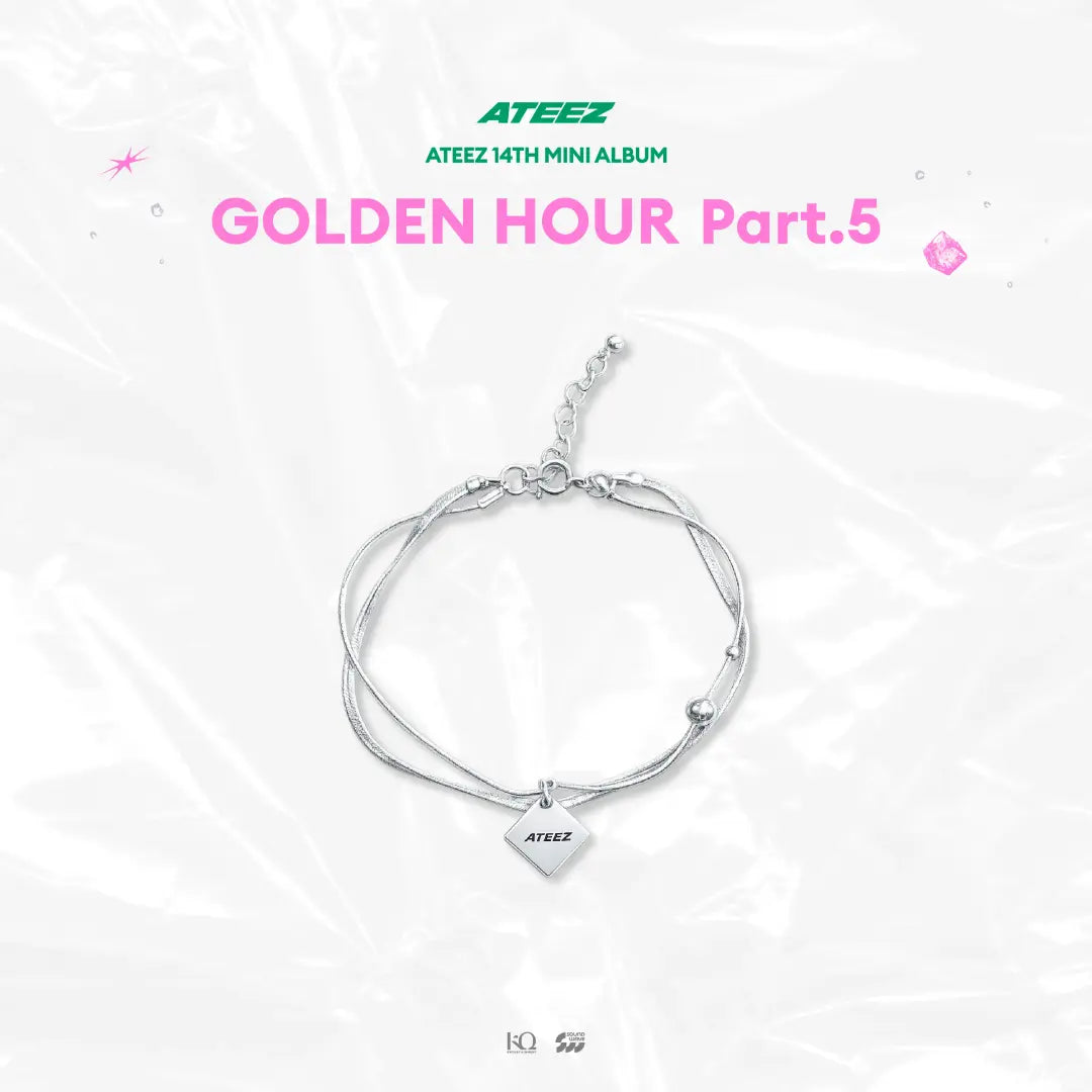 ATEEZ - 925 SILVER BRACELET [GOLDEN HOUR : Part.5] POP-UP STORE MD