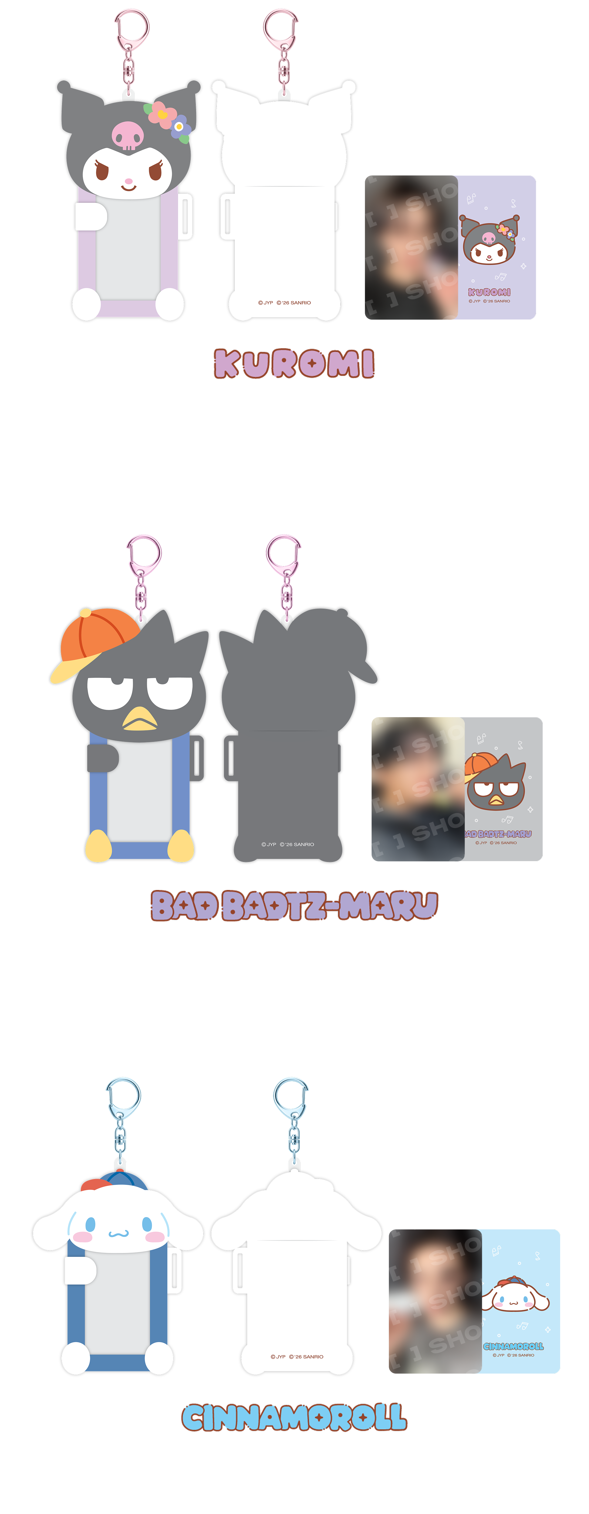 STRAY KIDS - CONNECTING PHOTOCARD HOLDER [SKZOO X SANRIO CHARACTERS]